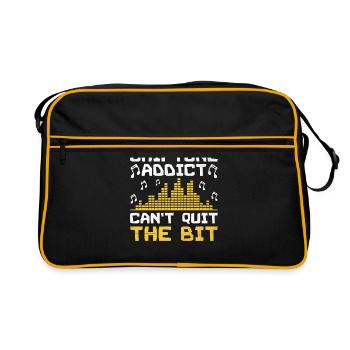 Chiptune Music Lover Groove to the Bleeps and Bloo - Retro Bag - black/gold - Front