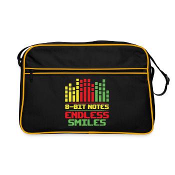 Chiptune Music Lover Groove to the Bleeps and Bloo - Retro Bag - black/gold - Front