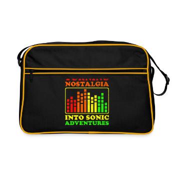 Chiptune Music Lover Groove to the Bleeps and Bloo - Retro Bag - black/gold - Front