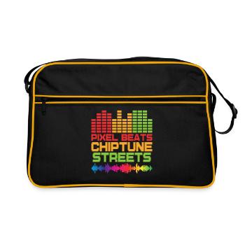 Chiptune Music Lover Groove to the Bleeps and Bloo - Retro Bag - black/gold - Front