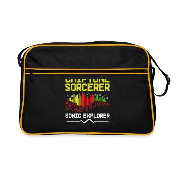 Chiptune Music Lover Groove to the Bleeps and Bloo - Retro Bag - black/gold - Front