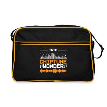 Chiptune Music Lover Groove to the Bleeps and Bloo - Retro Bag - black/gold - Front
