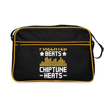 Chiptune Music Lover Groove to the Bleeps and Bloo - Retro Bag - black/gold - Front