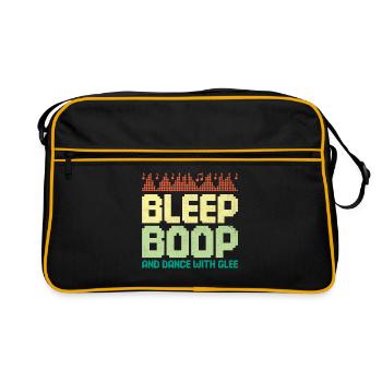 Chiptune Music Lover Groove to the Bleeps and Bloo - Retro Bag - black/gold - Front