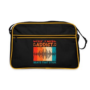 Chiptune Music Lover Groove to the Bleeps and Bloo - Retro Bag - black/gold - Front
