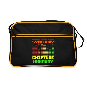 Chiptune Music Lover Groove to the Bleeps and Bloo - Retro Bag - black/gold - Front