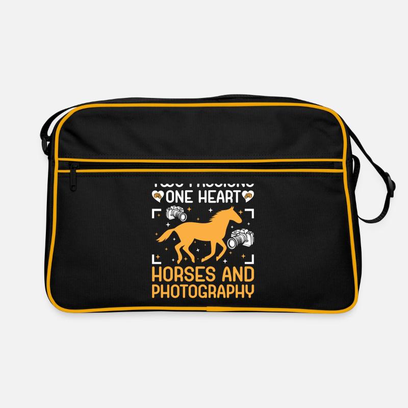Pferdefotografie Reiten Pferde Hobby Ph Retro Tasche