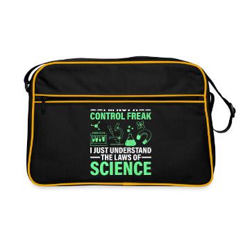 Professeur de sciences Professeur d’école Biologie Chimie P - Sac Retro - noir/or - Devant