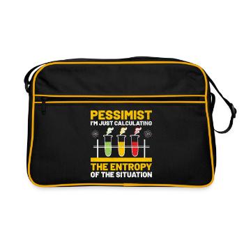 Professeur de sciences Professeur d’école Biologie Chimie P - Sac Retro - noir/or - Devant