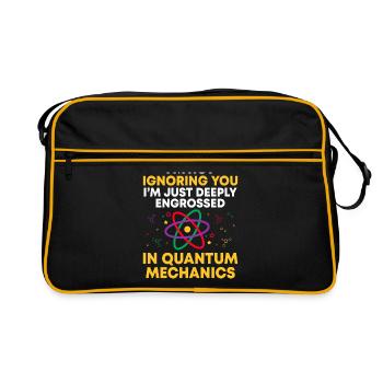 Professeur de sciences Professeur d’école Biologie Chimie P - Sac Retro - noir/or - Devant