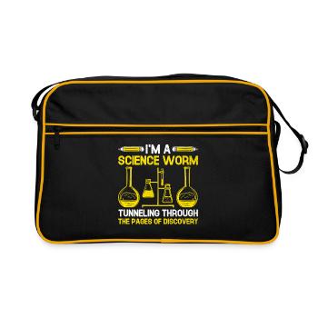 Professeur de sciences Professeur d’école Biologie Chimie P - Sac Retro - noir/or - Devant