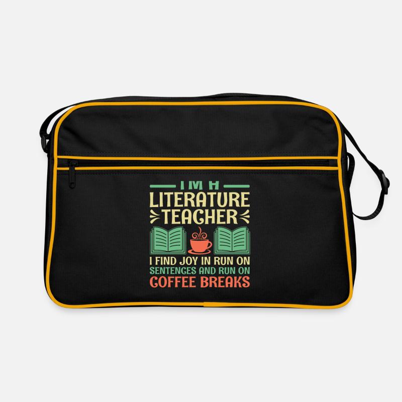 Professeur de littérature Professeur d’école Professeur drôle S Sac Retro