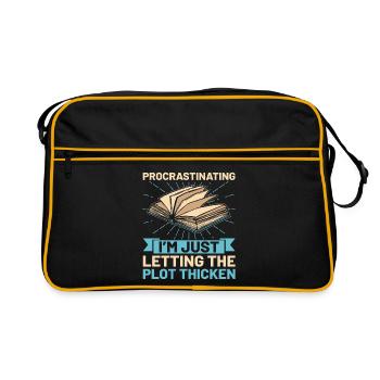Professeur de littérature Professeur d’école Professeur drôle S - Sac Retro - noir/or - Devant