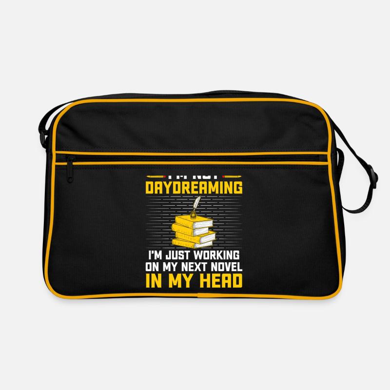 Professeur de littérature Professeur d’école Professeur drôle S - Sac Retro - noir/or