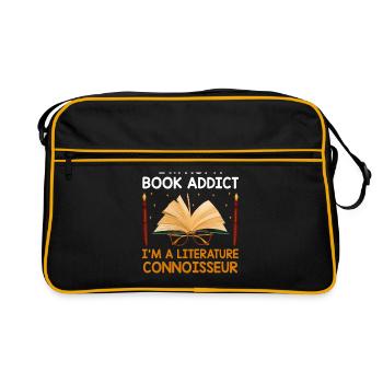 Professeur de littérature Professeur d’école Professeur drôle S - Sac Retro - noir/or - Devant