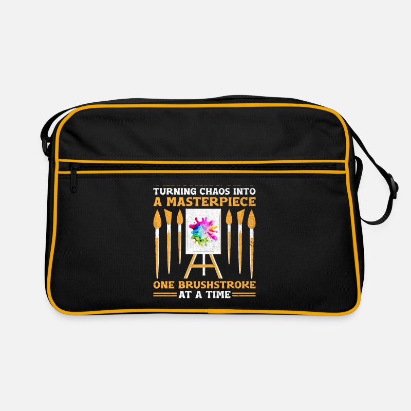 Kunstlehrer Schullehrer Lustige Kunstlehrer Scho Retro Tasche