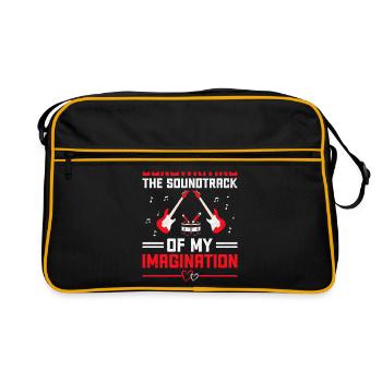 Musician Songwriter Singer Musician Music Music Pr - Retro Bag - black/gold - Front