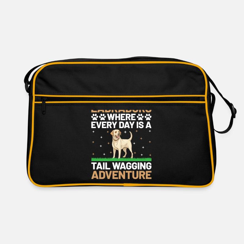 Labradors où chaque jour est un avent qui remue la queue Sac Retro