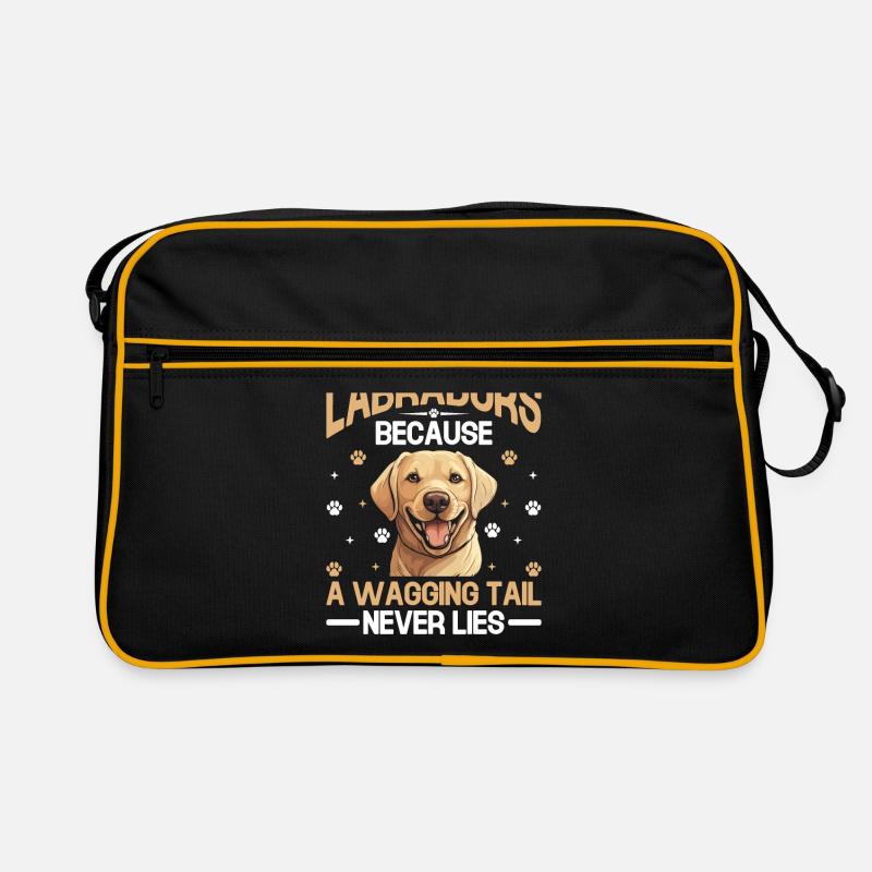 Labradors : parce qu’une queue qui remue ne ment jamais Labrad Sac Retro