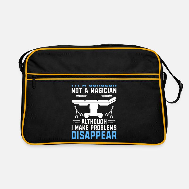 Ich bin ein Chirurg, kein Zauberer Chirurgische Operation Operation Retro Tasche
