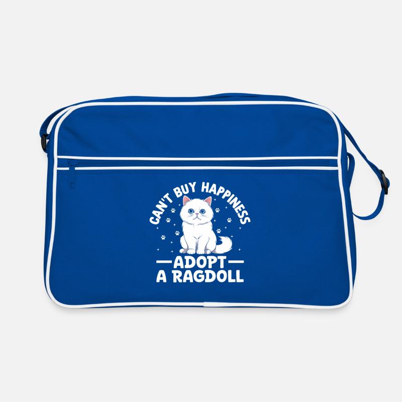 Can't Buy Happiness Adopt A Ragdoll Ragdolls Cat L Retro Bag