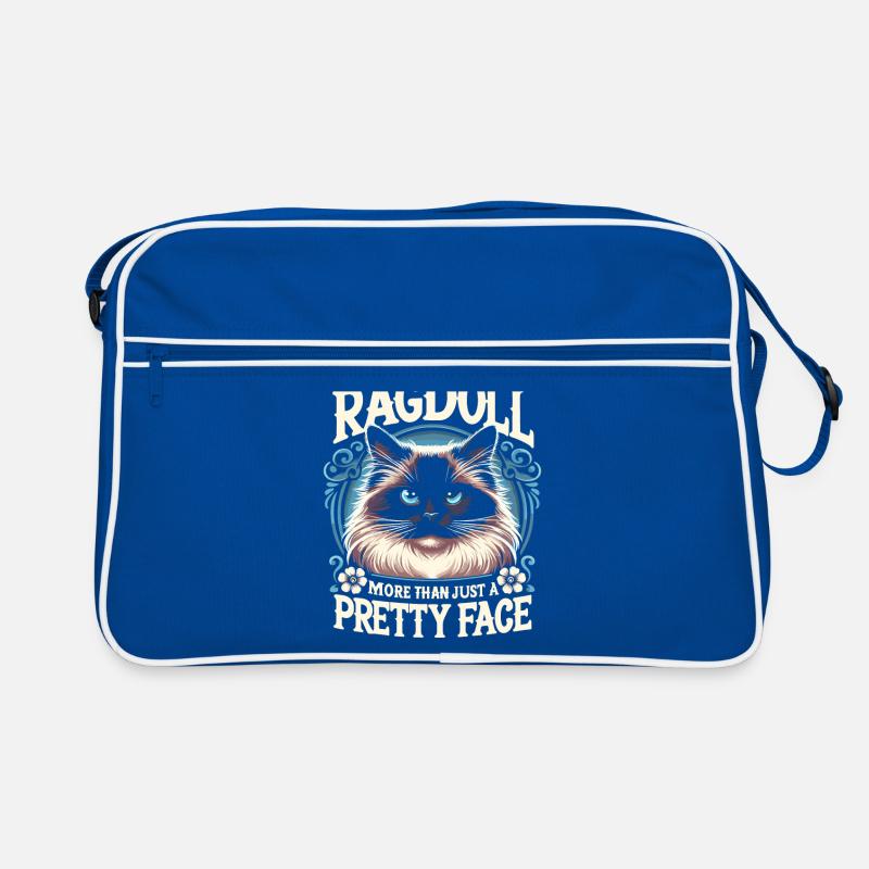 Ragdoll Mehr als nur eine hübsche Ragdolls-Katze Retro Tasche