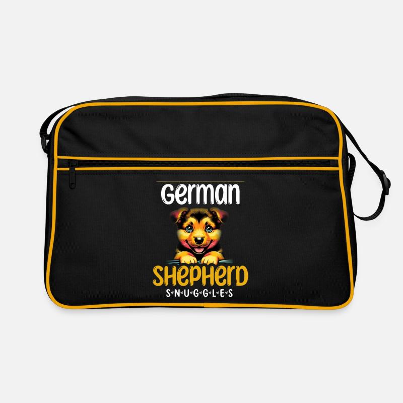 I'm Just Here For The German Shepherd Snuggles GSD Retro Bag