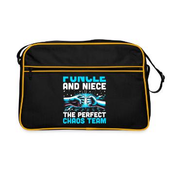 Funcle And Niece The Perfect Chaos Team Uncle Fami - Retro Bag - black/gold - Front
