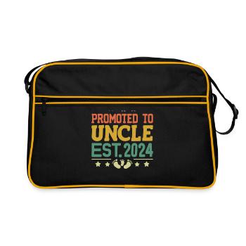 Promu à l’annonce de grossesse de l’oncle Est 2024 - Sac Retro - noir/or - Devant