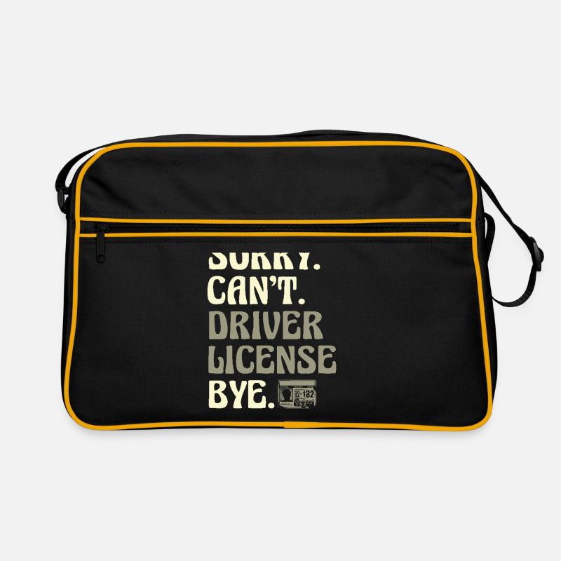 Sorry Can't Driver License Bye Driving Exam Retro Bag