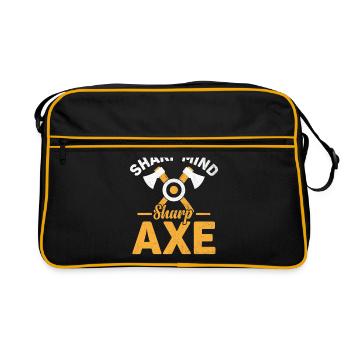 Sharp Mind Sharp Axe Throwing Hatchet Thrower - Retro Bag - black/gold - Front