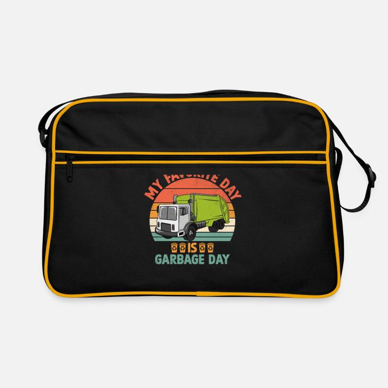 Mon jour préféré est Garbage Day Trash Collector Sac Retro