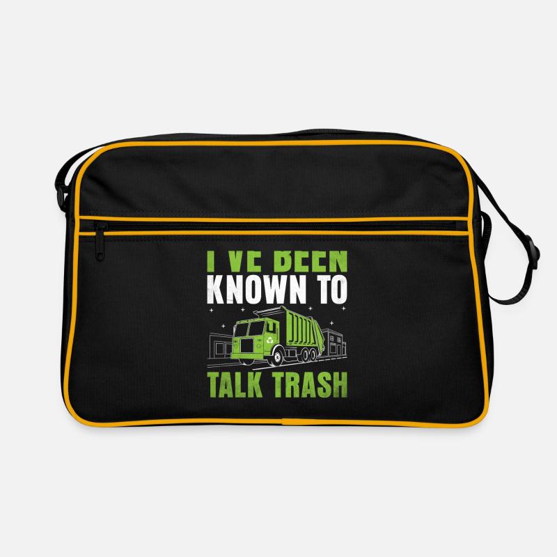 Ich bin dafür bekannt, dass ich Müll rede Retro Tasche