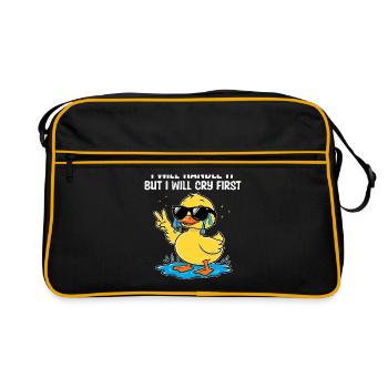 I Will Handle It Sarcasm Sarcastic - Retro Bag - black/gold - Front