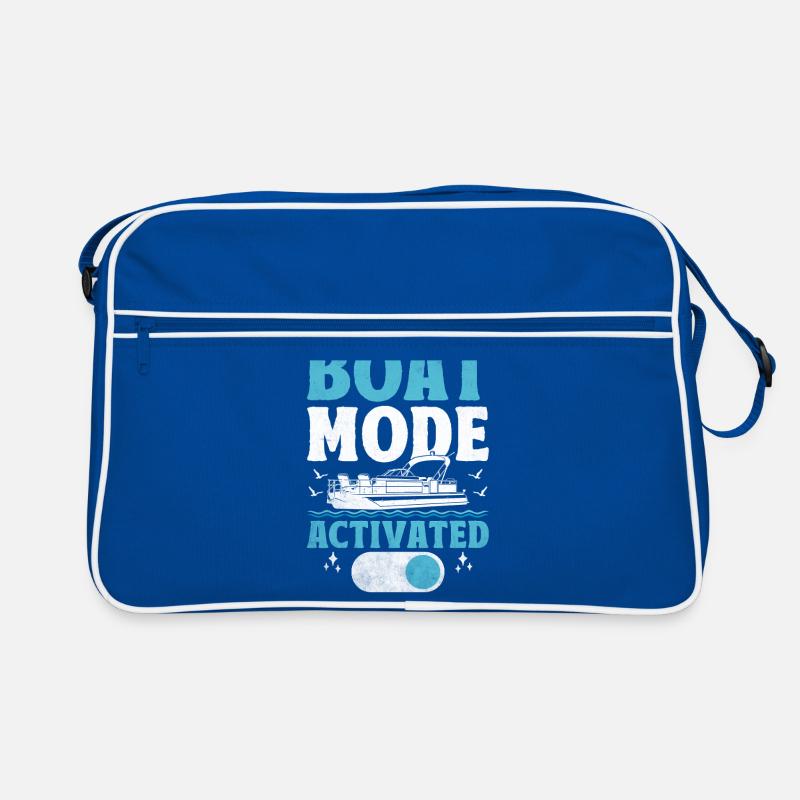 Bootsmodus Aktiviertes Paddelboot Retro Tasche