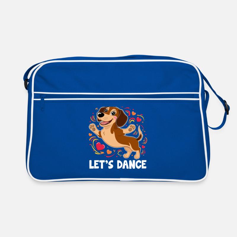 Un teckel danseur Let’s Dance Dancing Dancer Sac Retro