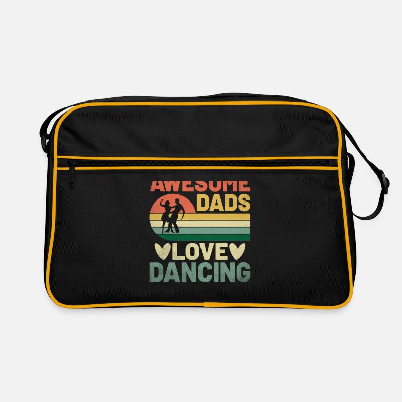 Awesome Dads Love Dancing For Dancing Dancer Retro Tasche