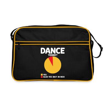 Vais-je danser aujourd’hui pour danser la chorégraphie - Sac Retro - noir/or - Devant