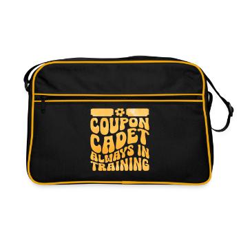 Coupon Cadet Toujours en formation Couponer Shopper - Sac Retro - noir/or - Devant