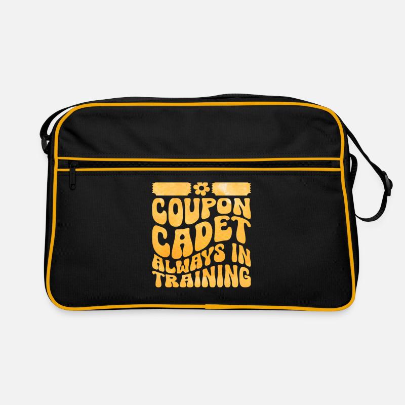 Coupon Cadet Always In Training Couponer Shopper Retro Tasche