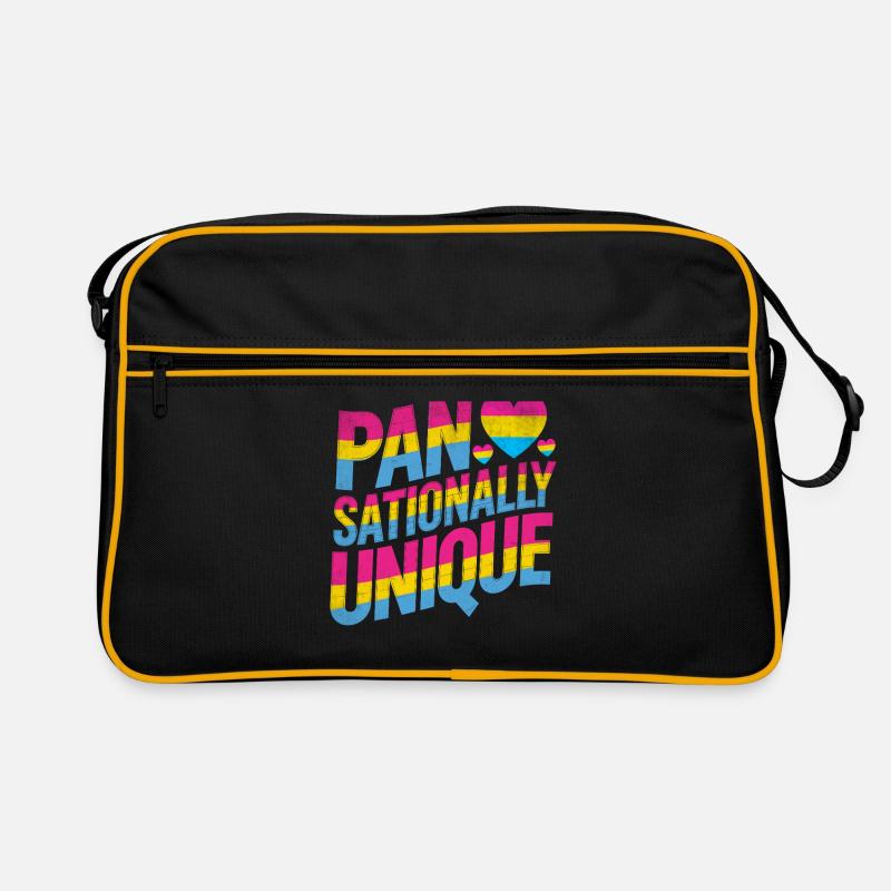 Pan Sationally Unique LGBTQIA Pride Pansexualité Sac Retro