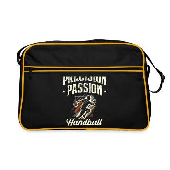 Précision Passion Handball Sports Athlète - Sac Retro - noir/or - Devant