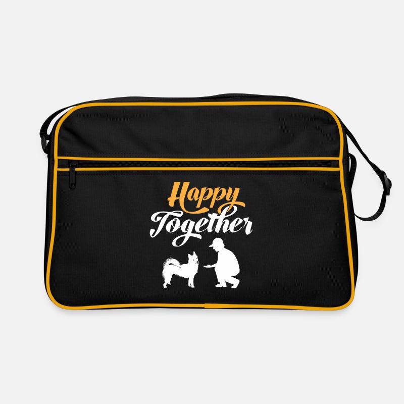 Heureux ensemble - Pomsky & Dog Owners Sac Retro