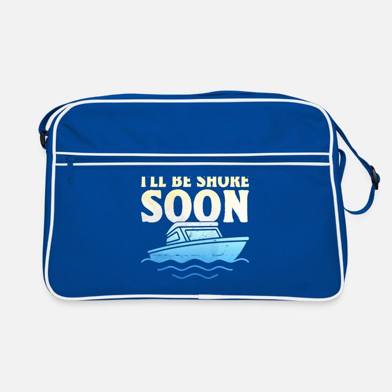 I'll Be Shore Soon Paddle Boat Retro Bag
