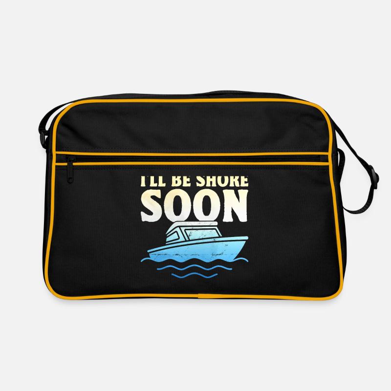 I'll Be Shore Soon Paddle Boat Retro Bag