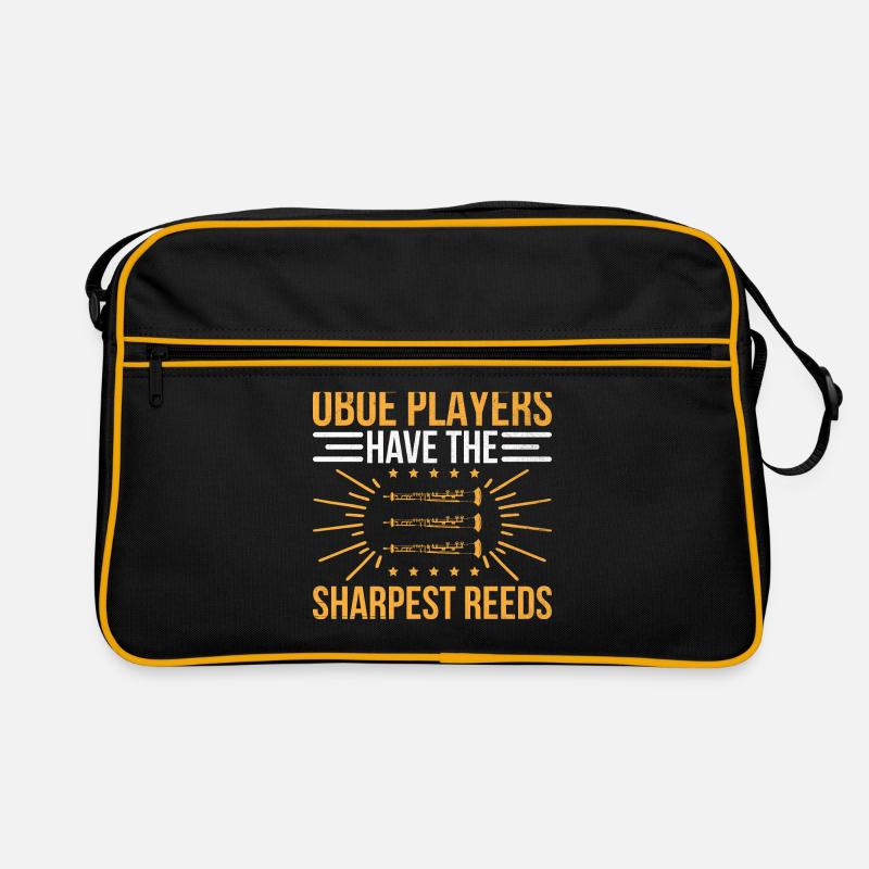 Oboist Oboe Basoonist Marching Band Instrumen Retro Tasche