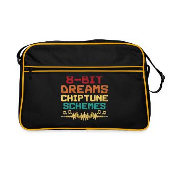 Chiptune Music Lover Groove to the Bleeps and Bloo - Retro Bag - black/gold - Front