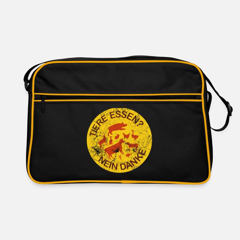 Les animaux mangent? Non merci Sac Retro