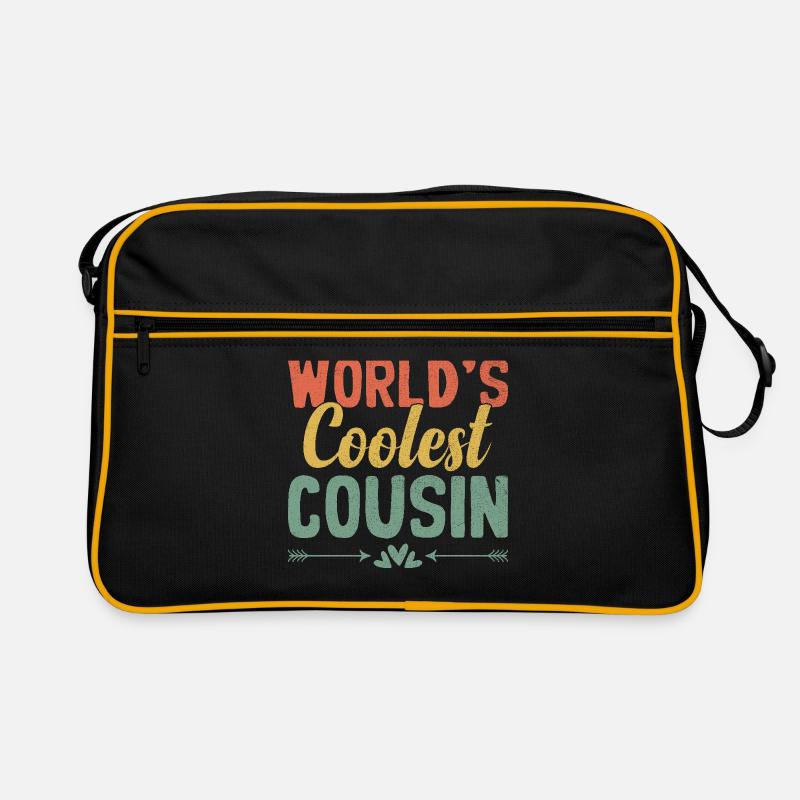 Die coolsten Cousins der Welt Cousins und Cousinen Retro Tasche