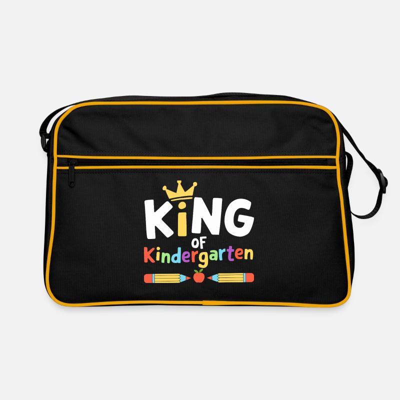 Roi Des Élèves De L’école Maternelle Enseignant Sac Retro